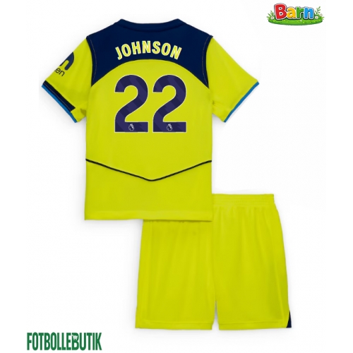 Tottenham Hotspur Brennan Johnson #22 Tredjeställ Barn 2025-26 Kortärmad (+ Korta byxor)